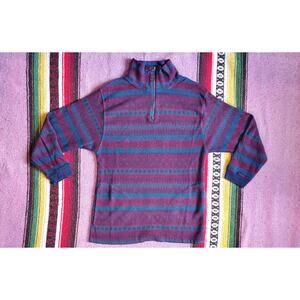 Vintage Santana Quarter Zip Pullover Sweater M
